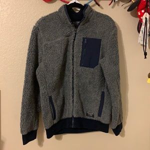 Abercrombie half zip crew neck